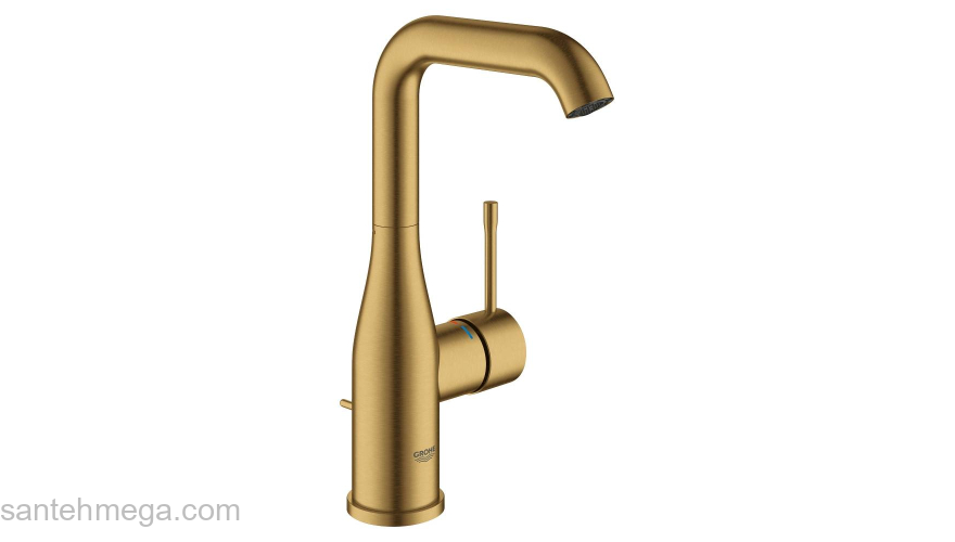 GROHE 32628GN1 Essence+ Смеситель для раковины с высоким изливом, сливной гарнитур. Фото
