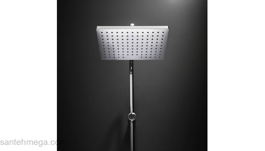 Душевая система Showerpipe 230 1jet с термостатом, Green Hansgrohe Vernis Shape 26319000, хром. Фото