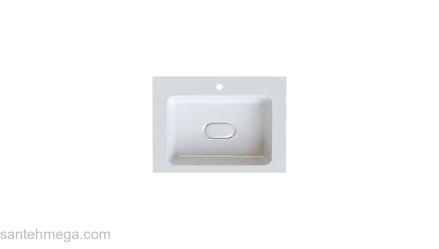 Тумба с умывальником подвесная с ящиком белая 60 см Esper IDDIS ESP60W0i95K. Фото