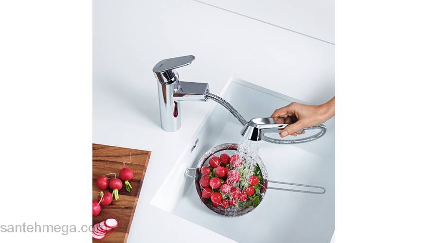 Смеситель для мойки GROHE Eurodisc Сosmopolitan 32257002. Фото