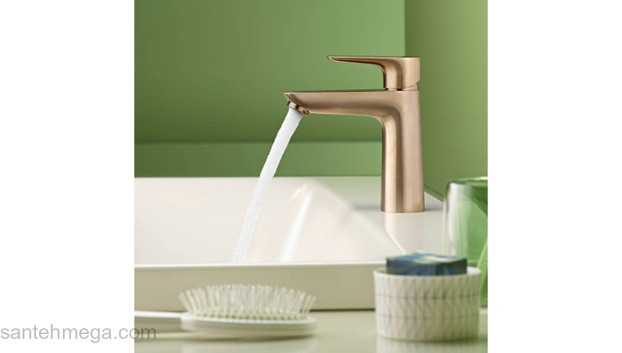 Смеситель для раковины Hansgrohe Talis E 71712140 бронза матовая. Фото