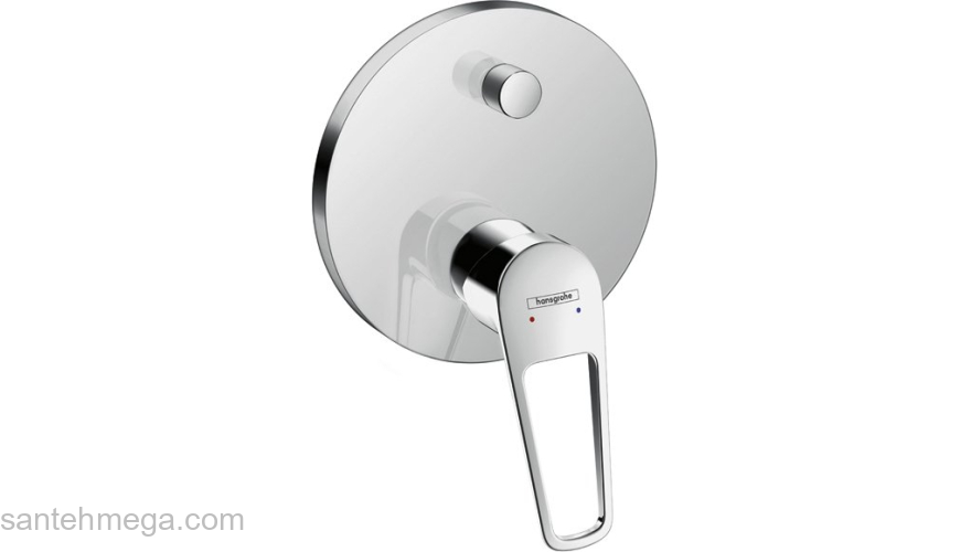 Смеситель для ванны с душем Hansgrohe Novus Loop 71345000 (внешняя часть). Фото