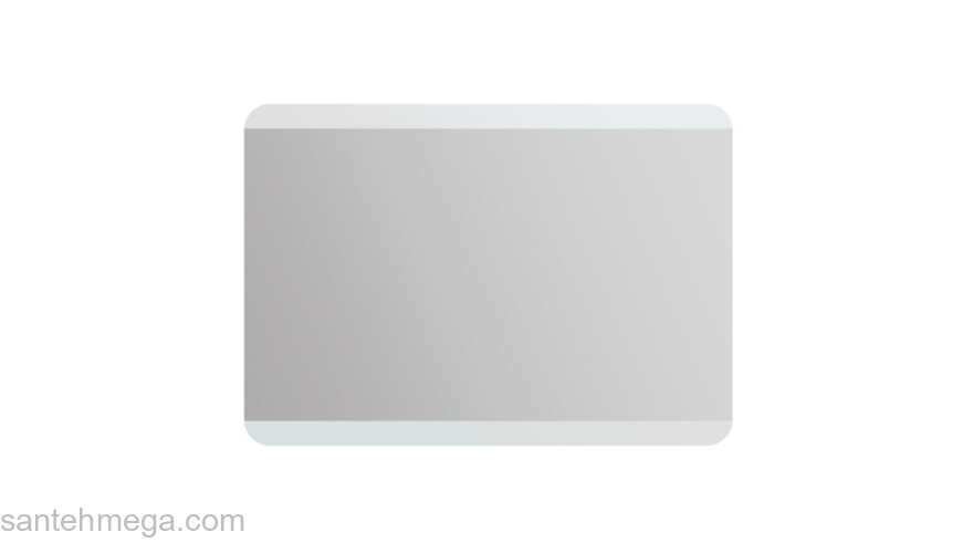 Зеркало с встроенным светильником и кнопочным выключателем BELBAGNO SPC-CEZ-800-700-LED-BTN. Фото