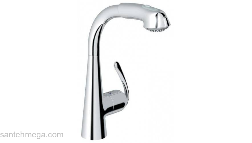 Смеситель для мойки GROHE Zedra New 32553SD0. Фото