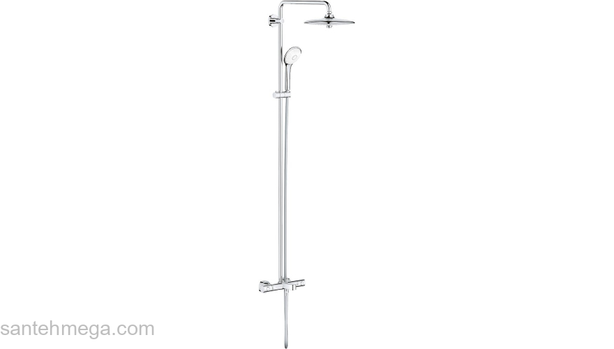 GROHE 27475002 Euphoria 260 Душевая система для ванны поворотная с термостатом, с изливом, хром. Фото