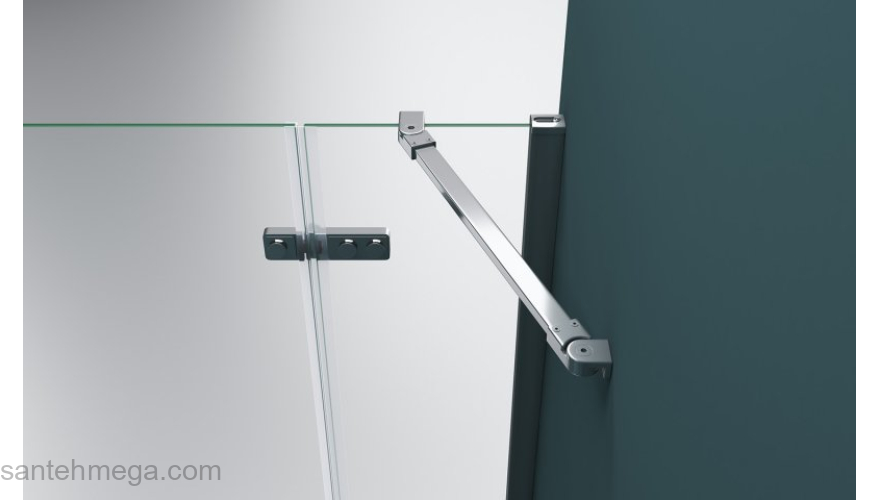 Душевой угол BELBAGNO KRAFT-AH-22-100/80-C-Cr-R. Фото