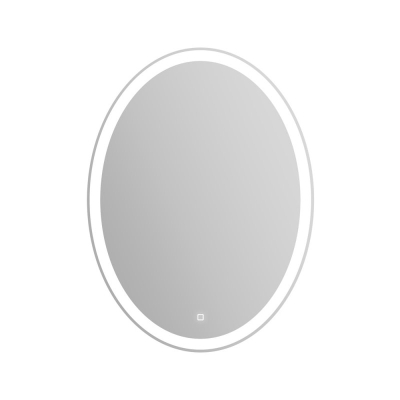 Зеркало с встроенным светильником и кнопочным выключателем BELBAGNO SPC-VST-600-800-LED-BTN. Фото