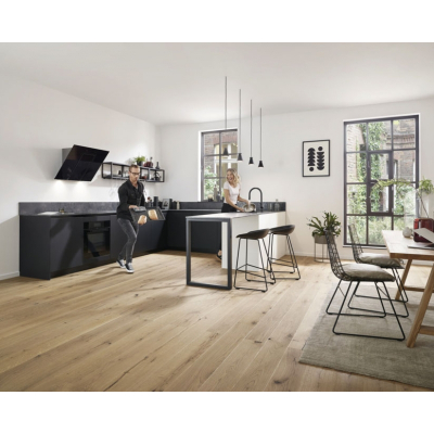 Смеситель для кухни с вытяжным душем Hansgrohe Talis M54 72802670, черный матовый. Фото