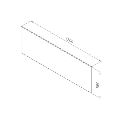 Декоративная фронтальная панель для ванны 170х75 см AM.PM Inspire 2.0 W52A-170-075W-P. Фото