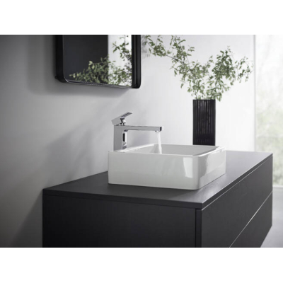 Смеситель для раковины 230, со сливной гарнитурой Vernis Shape Hansgrohe 71590000, хром. Фото