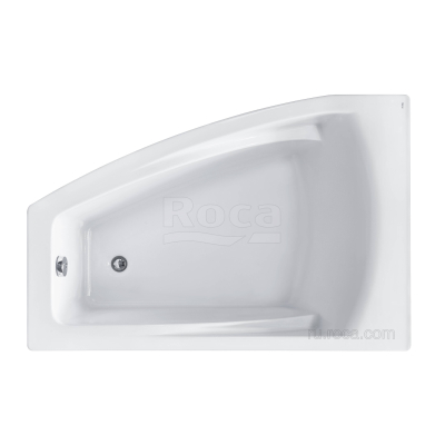 Ванна ROCA Hall Angular 150х100 асимметричная правая белая ZRU9302865. Фото