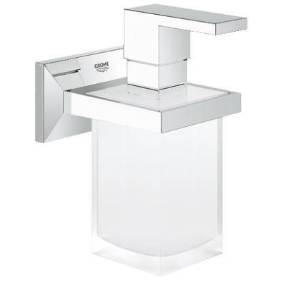 Держатель с дозатором для жидкого мыла GROHE Allure Brilliant 40494000 для ванной комнаты. Фото