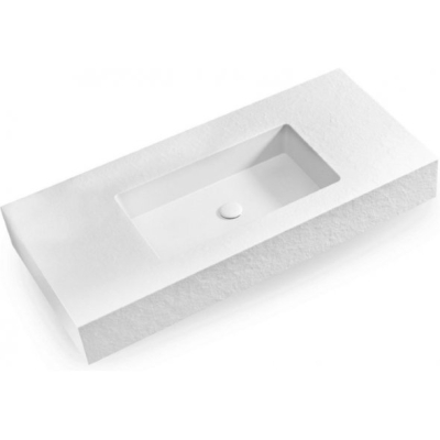 Раковина ACQUABELLA COLEZZIONI 100х47 ENCIMERA.INTEGRA_CF_SLATE_100_BIANCO_0. Фото