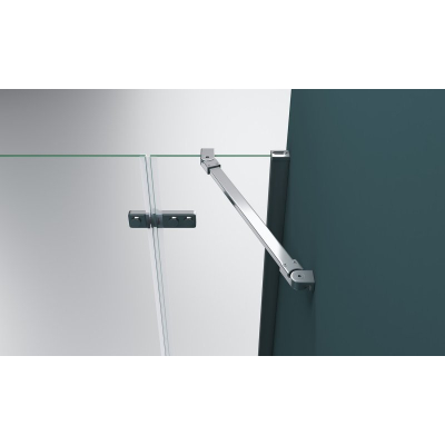 Душевой угол BELBAGNO KRAFT-AH-22-100/80-C-Cr-R. Фото