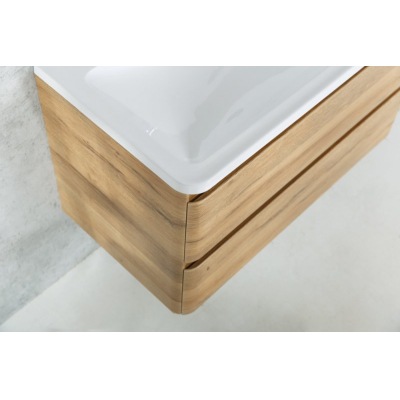 Тумба под раковину подвесная BELBAGNO ACQUA-1000-2C-SO-RR Rovere Rustico. Фото
