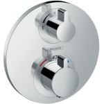 Термостат с запорным/переключающим вентилем Hansgrohe Ecostat S 15758000 Термостат с запорным/переключающим вентилем Hansgrohe Ecostat S 15758000. Фото