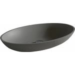 Раковина ACQUABELLA COLEZZIONI 58х38 LAVABO_ON-TOP_OVAL_SLATE_LAVA Раковина ACQUABELLA COLEZZIONI 58х38 LAVABO_ON-TOP_OVAL_SLATE_LAVA. Фото