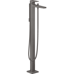 Смеситель Hansgrohe Metropol для ванны однорычажный, напольный, с рычаговой рукояткой, 32532340, шлифованный черный хром Смеситель Hansgrohe Metropol для ванны однорычажный, напольный, с рычаговой рукояткой, 32532340, шлифованный черный хром. Фото