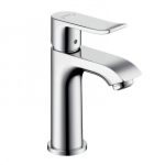 Смеситель для маленькой раковины 100, однорычажный, без сливного набора Hansgrohe 31186000, хром Смеситель для маленькой раковины 100, однорычажный, без сливного набора Hansgrohe 31186000, хром. Фото