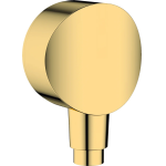 Шланговое подсоединение S Hansgrohe Fixfit 26453990, полированное золото Шланговое подсоединение S Hansgrohe Fixfit 26453990, полированное золото. Фото