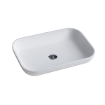 Раковина ACQUABELLA COLEZZIONI 58х38 LAVABO_ON-TOP_RECTANGLE_SLATE_BLANCO Раковина ACQUABELLA COLEZZIONI 58х38 LAVABO_ON-TOP_RECTANGLE_SLATE_BLANCO. Фото
