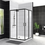 Душевой угол BELBAGNO UNO-195-AH-2-120/90-C-NERO Душевой угол BELBAGNO UNO-195-AH-2-120/90-C-NERO. Фото