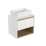 CERSANIT Тумба LOUNA 60 со столешницей SZ-LOU-60BL/Wh CERSANIT Тумба LOUNA 60 со столешницей SZ-LOU-60BL/Wh. Фото