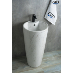 Раковина напольная GID Nb131wgs 40х40 81115 Под камень. Глянцевый Раковина напольная GID Nb131wgs 40х40 81115 Под камень. Глянцевый. Фото