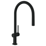 Смеситель для кухни с вытяжным душем Hansgrohe Talis M54 72802670, черный матовый Смеситель для кухни с вытяжным душем Hansgrohe Talis M54 72802670, черный матовый. Фото