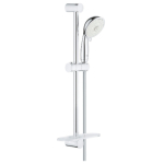 GROHE 27609001 Tempesta New Rustic 100 Душевой гарнитур IV, душевая штанга 600 мм, шланг 1750 мм, 9,5 л/мин, полочка, хром GROHE 27609001 Tempesta New Rustic 100 Душевой гарнитур IV, душевая штанга 600 мм, шланг 1750 мм, 9,5 л/мин, полочка, хром. Фото
