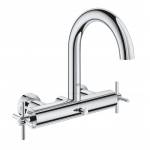 GROHE 25010003 Atrio New Смеситель двухвентильный для ванны, настенный монтаж, крестообразные ручки GROHE 25010003 Atrio New Смеситель двухвентильный для ванны, настенный монтаж, крестообразные ручки. Фото