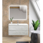 Тумба под раковину подвесная BELBAGNO ALBANO-1200-2C-SO-CVG Cemento Verona Grigio Тумба под раковину подвесная BELBAGNO ALBANO-1200-2C-SO-CVG Cemento Verona Grigio. Фото