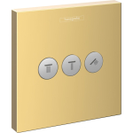 HANSGROHE ShowerSelect Зап. вент./3 потреб. BBR 15764990, полированное золото HANSGROHE ShowerSelect Зап. вент./3 потреб. BBR 15764990, полированное золото. Фото