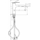 Смеситель для кухни Hansgrohe Zesis M33 74801000 с вытяжным душем. Фото