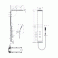 Душевая панель HANSGROHE Raindance Lift 180 EcoSmart 27003400. Фото
