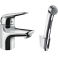 Смеситель для раковины с гигиеническим душем Hansgrohe Novus 71144000. Фото