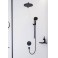 Угловая корзинка AddStoris Hansgrohe 41741670, матовый черный для ванной комнаты. Фото